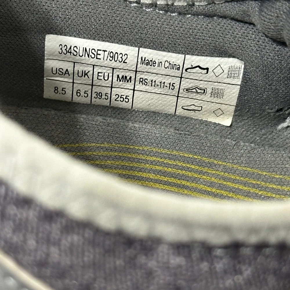 Vionic Sunset Mary Jane Shoes Womens 8.5 Grey Silver Orthotic Comfort Sneaker